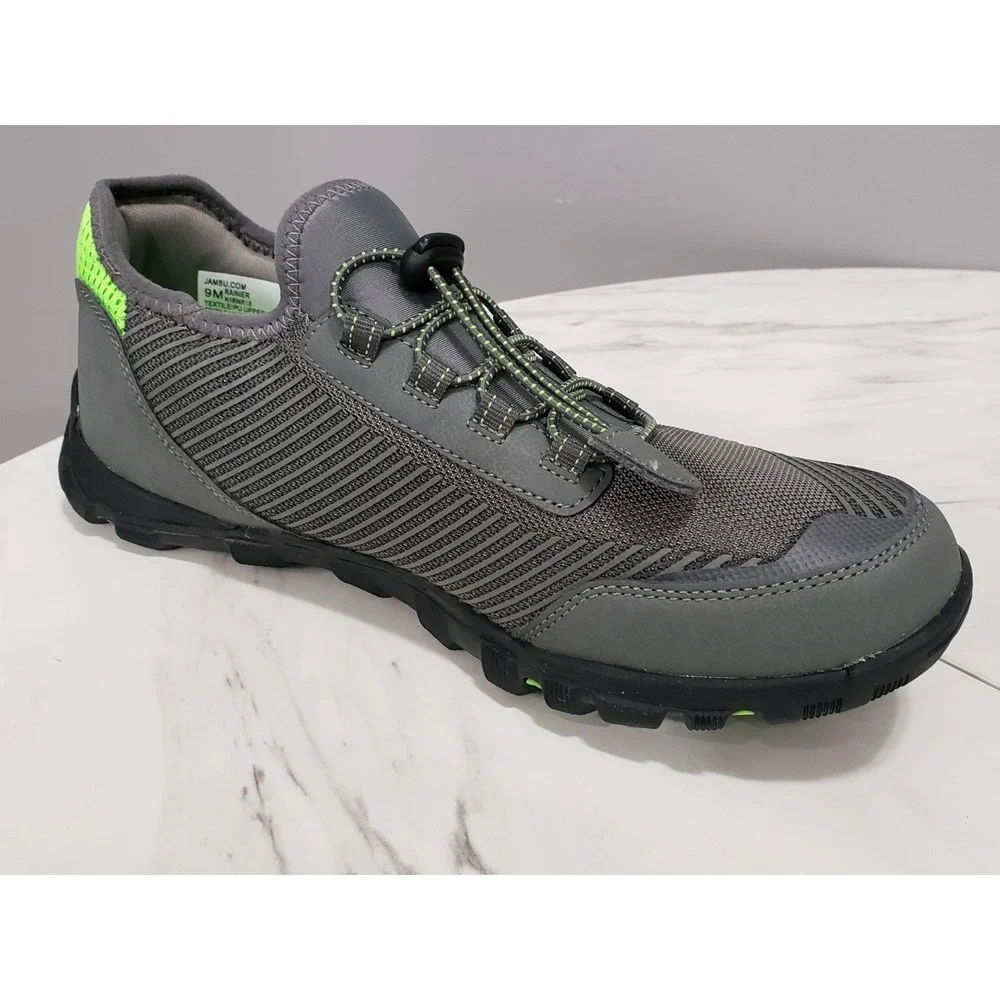 JBU BY JAMBU Men's Rainier GRAY All-Weather Rock Climbing/Hiking Sneaker Size 9